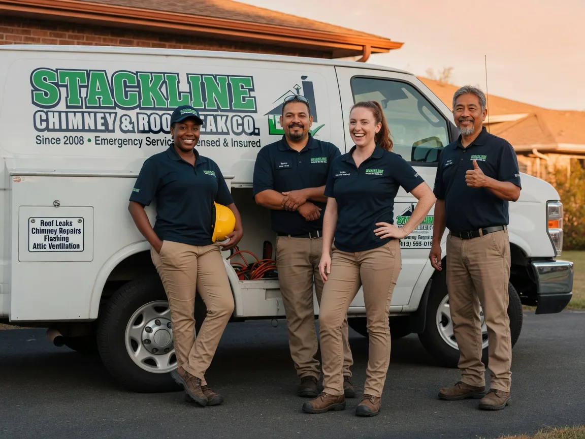 Chimney flashing repair company in Creston, OH